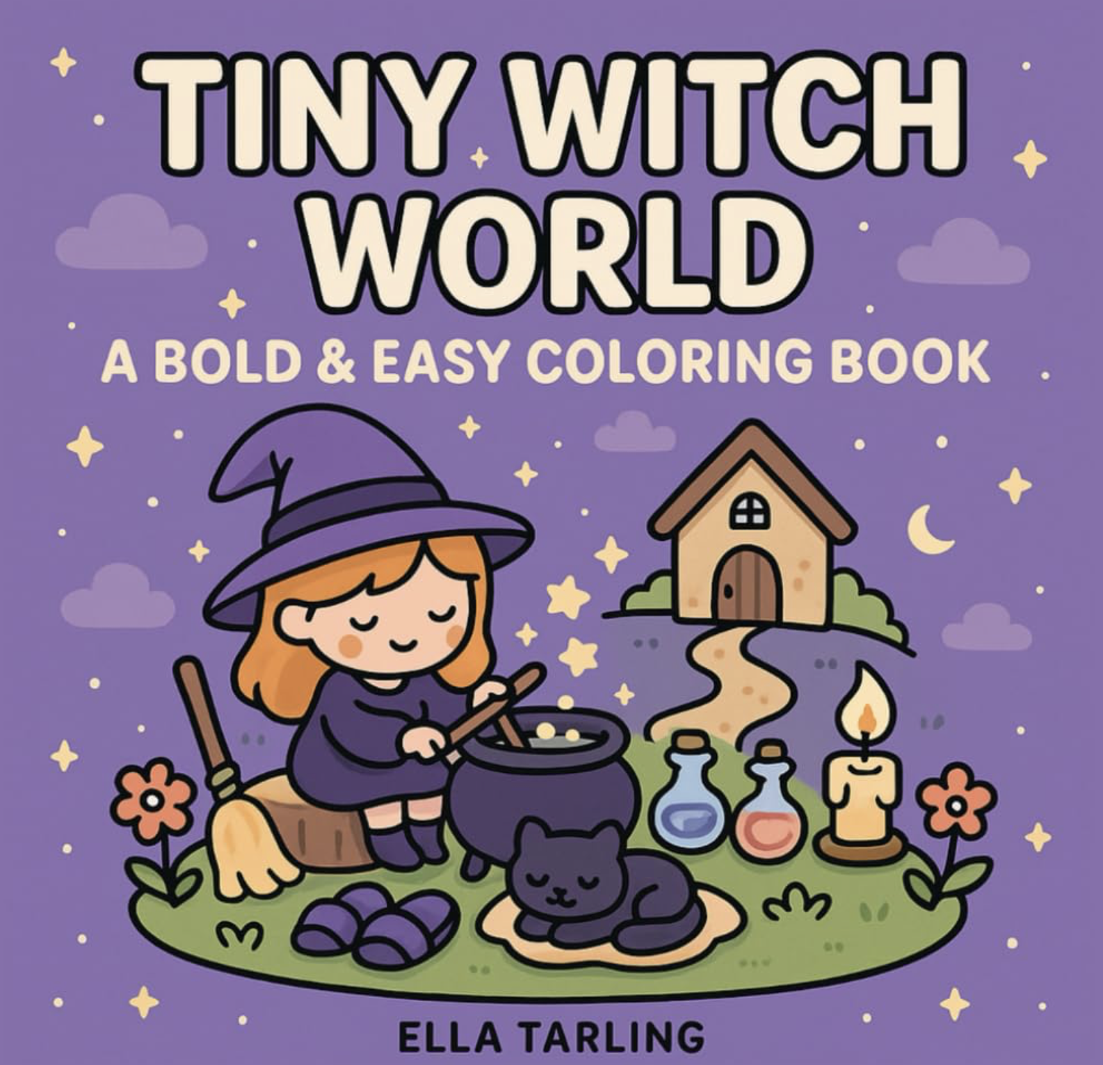 Tiny Witch World Coloring Book