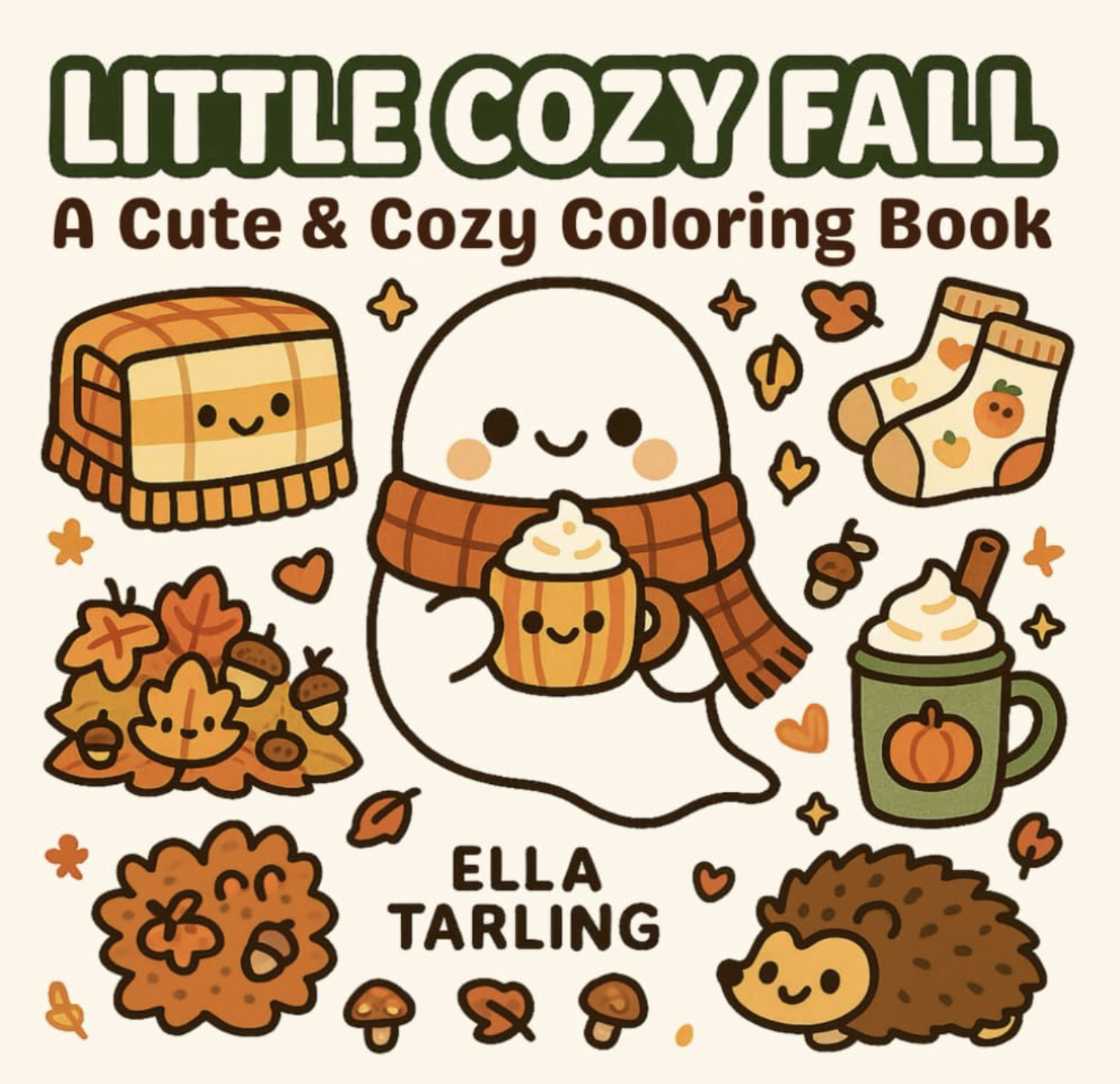 Little Cozy Fall Coloring Book
